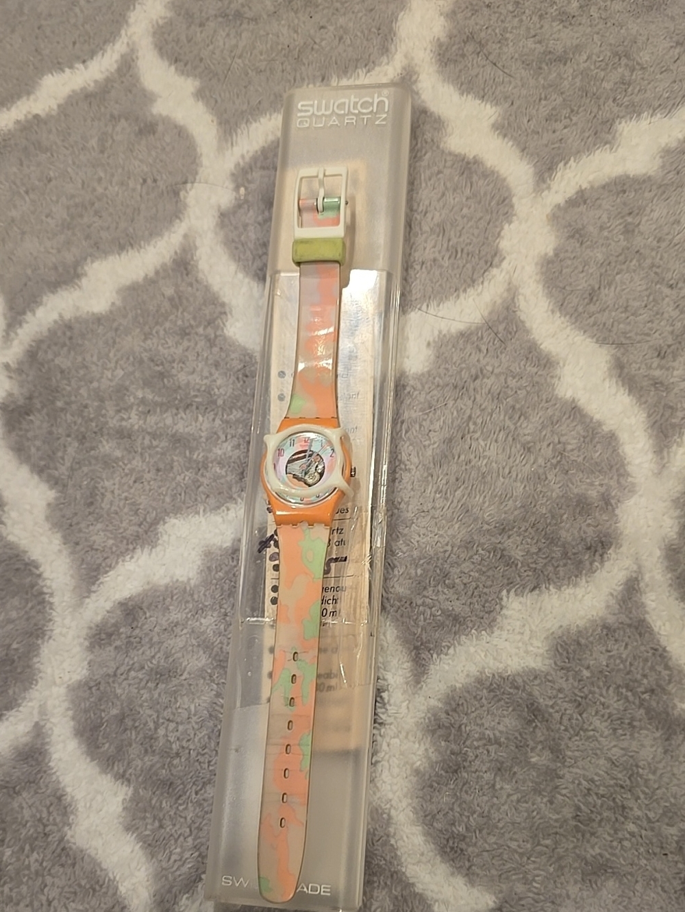 Vintage 1988 Swatch With Original Box